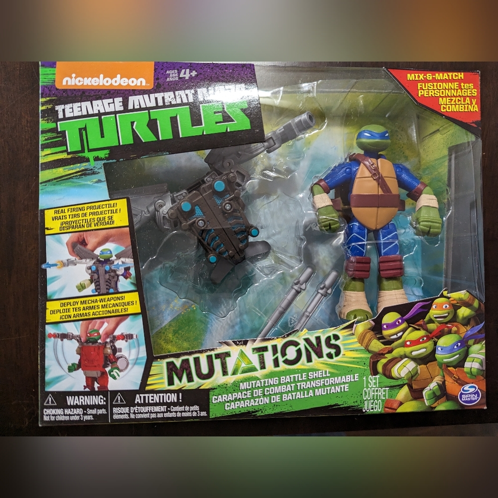 Teenage Mutant Ninja Turtles Mutations, Mutating Battle Shell Leonardo